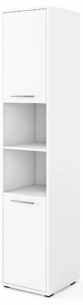 Cadott Wooden Storage Cabinet Tall With 2 Doors In Matt White