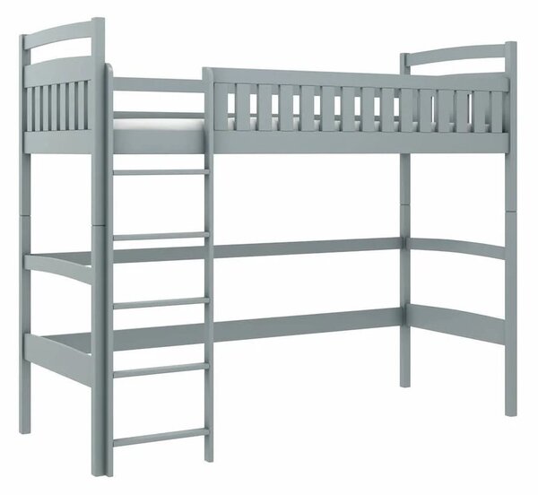 Merritt Wooden Bunk Bed Without Mattress And Ladders In Grey
