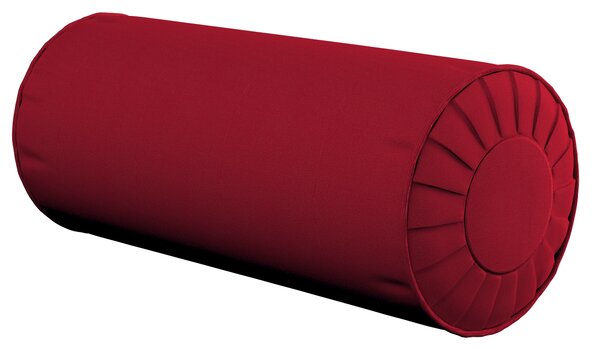 Bolster cushion with pleats