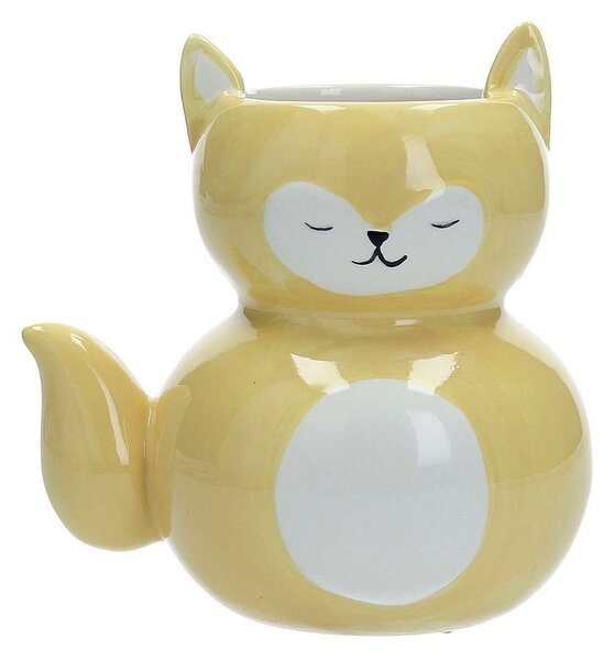 Yellow cat container