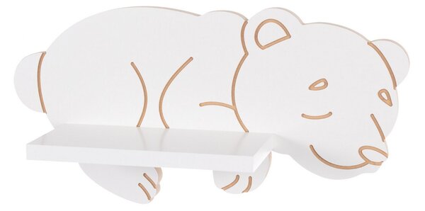 Shelf Sleeping Bear 48x14x25cm