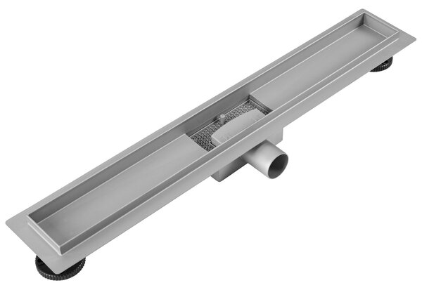 Linear drainage Rea Neox BRUSH NICKEL 60