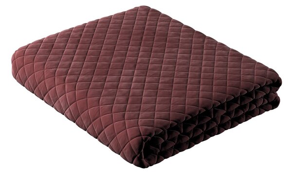 Velvet diamond quilted throw