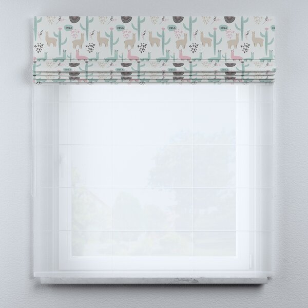 Voile and fabric roman blind (DUO II)