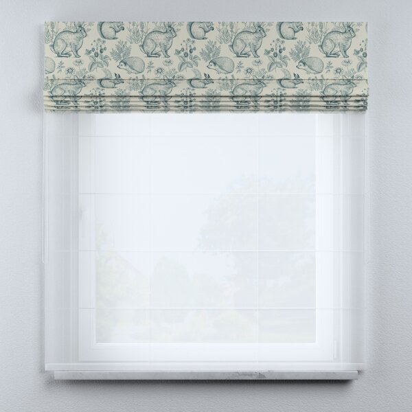 Voile and fabric roman blind (DUO II)