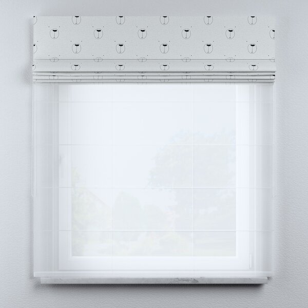 Voile and fabric roman blind (DUO II)