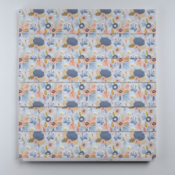 Voile and fabric roman blind (DUO II)