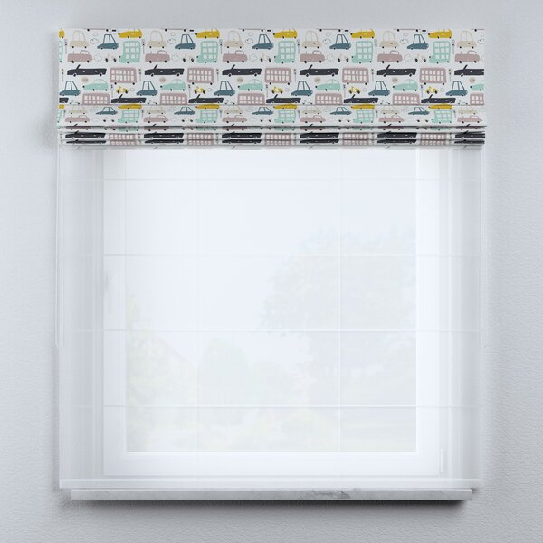 Voile and fabric roman blind (DUO II)