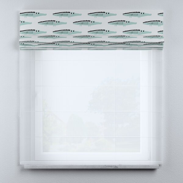 Voile and fabric roman blind (DUO II)