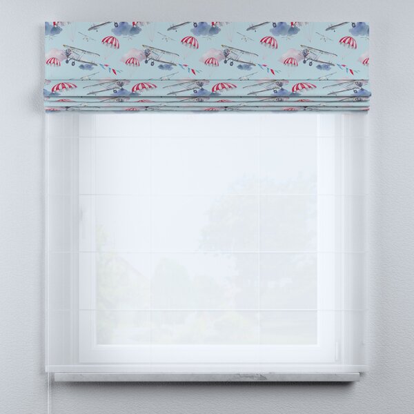 Voile and fabric roman blind (DUO II)