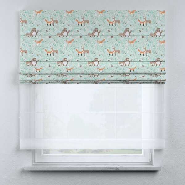 Voile and fabric roman blind (DUO II)