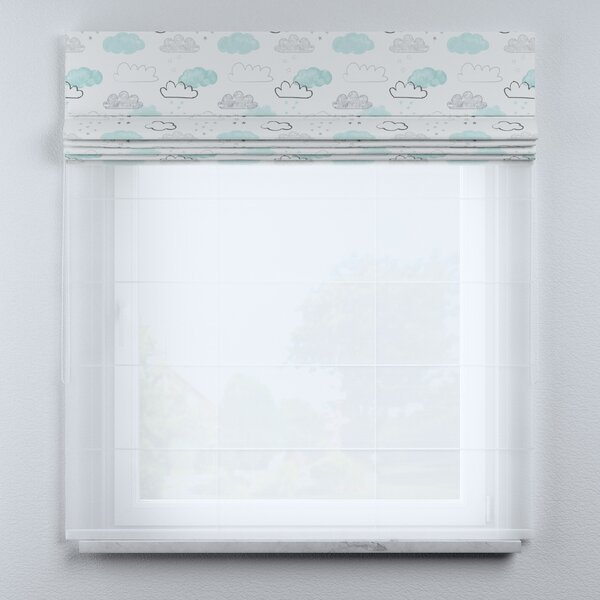 Voile and fabric roman blind (DUO II)