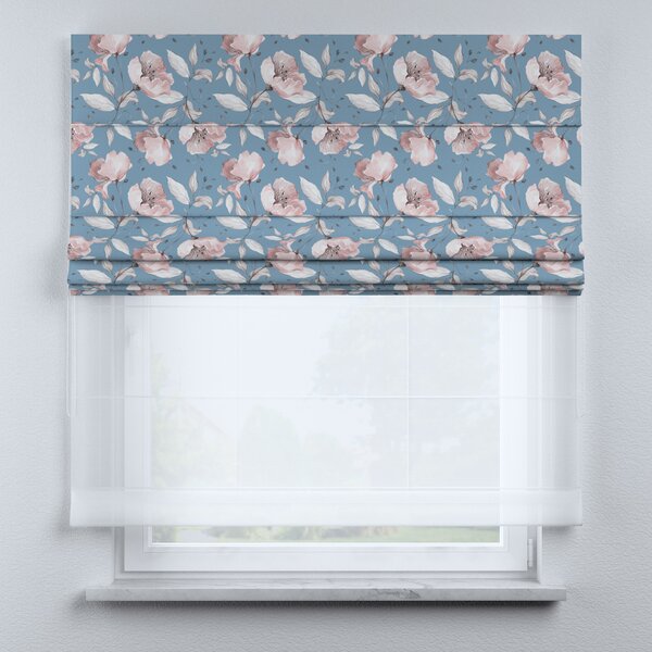 Voile and fabric roman blind (DUO II)