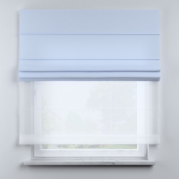 Voile and fabric roman blind (DUO II)