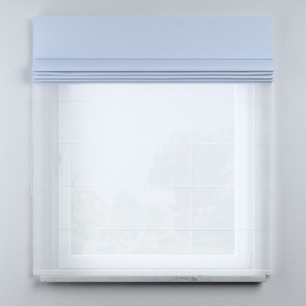 Voile and fabric roman blind (DUO II)