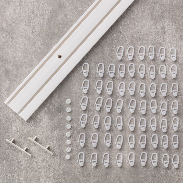 Complete Duo Curtain Track Set (210 cm/82.5 inches)