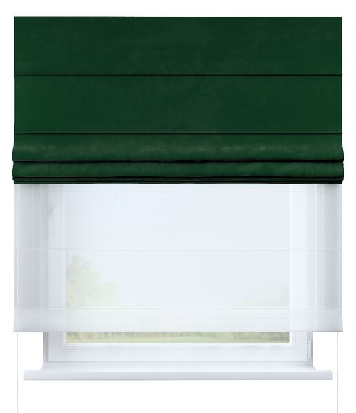 Voile and fabric roman blind (DUO II)