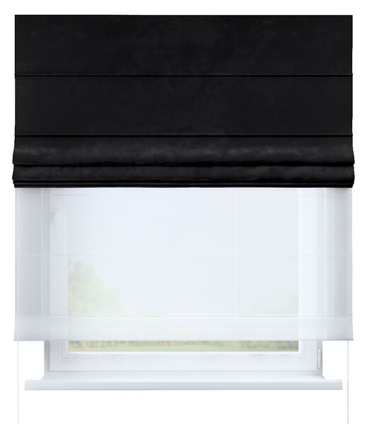 Voile and fabric roman blind (DUO II)