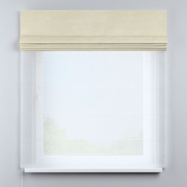 Voile and fabric roman blind (DUO II)