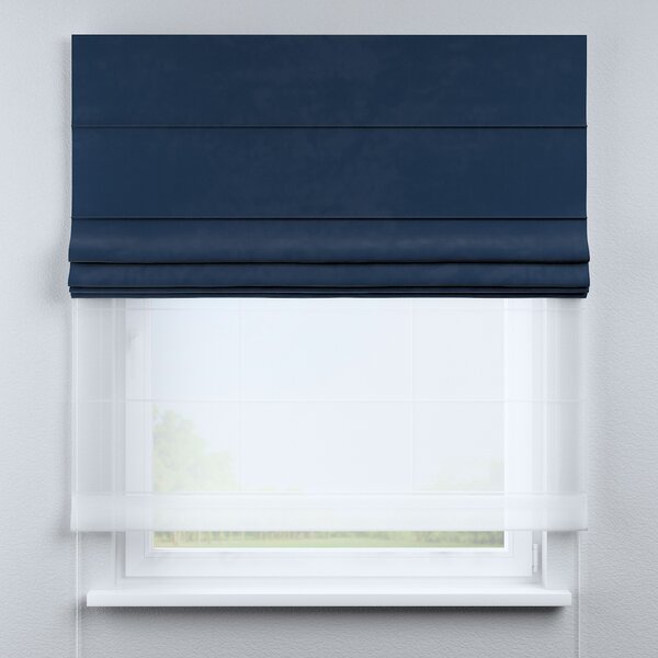 Voile and fabric roman blind (DUO II)