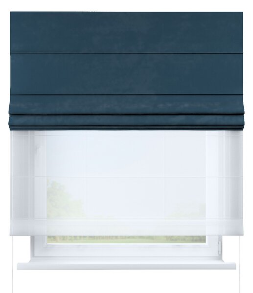 Voile and fabric roman blind (DUO II)