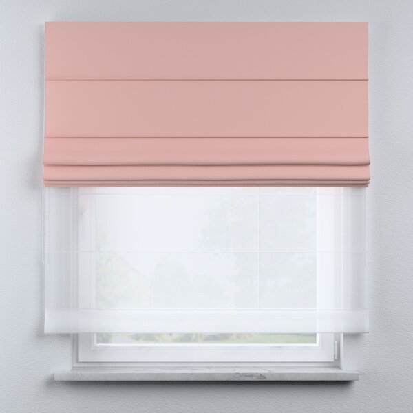 Voile and fabric roman blind (DUO II)