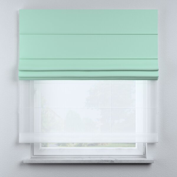 Voile and fabric roman blind (DUO II)