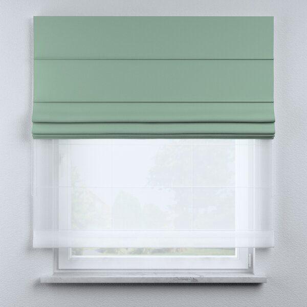 Voile and fabric roman blind (DUO II)