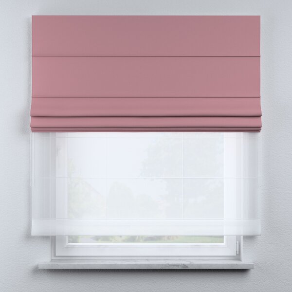 Voile and fabric roman blind (DUO II)