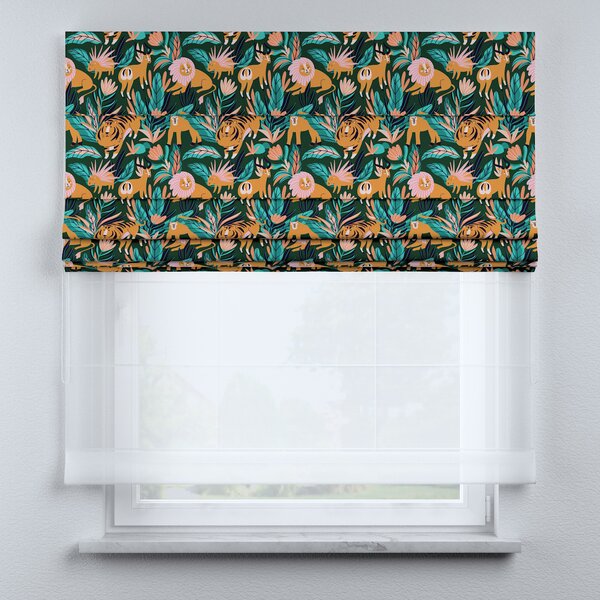 Voile and fabric roman blind (DUO II)