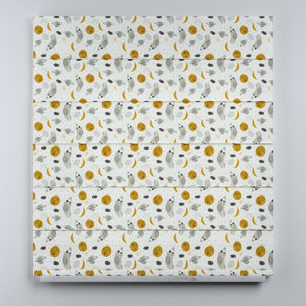 Voile and fabric roman blind (DUO II)