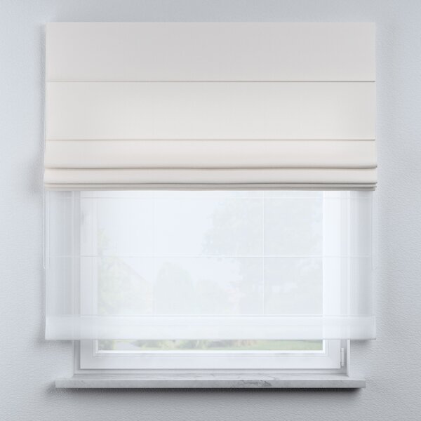 Voile and fabric roman blind (DUO II)