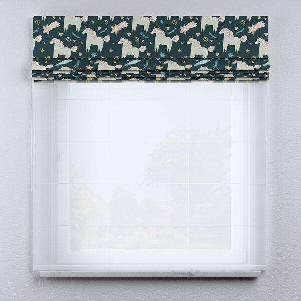 Voile and fabric roman blind (DUO II)