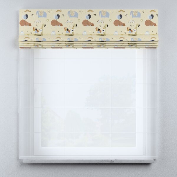Voile and fabric roman blind (DUO II)