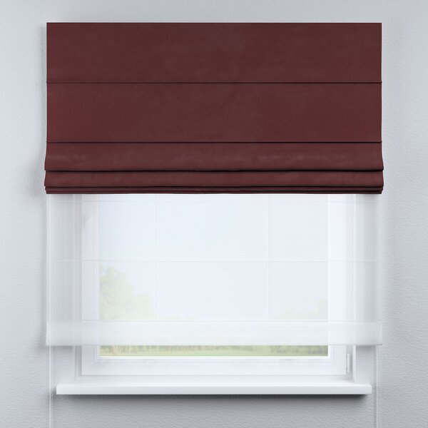 Voile and fabric roman blind (DUO II)