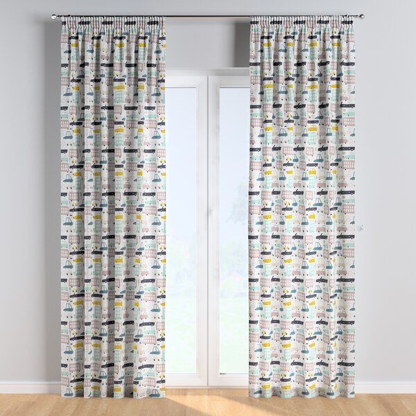 Pencil pleat curtains