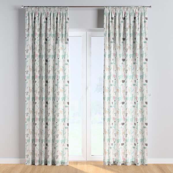 Pencil pleat curtains