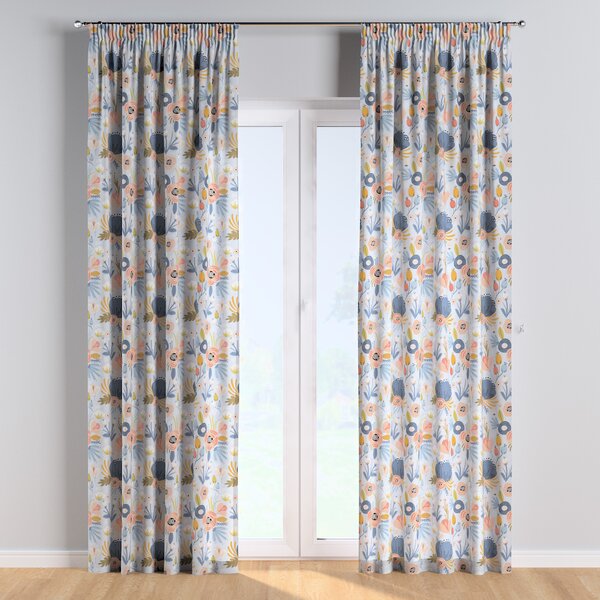 Pencil pleat curtains