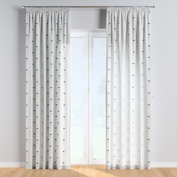 Pencil pleat curtains