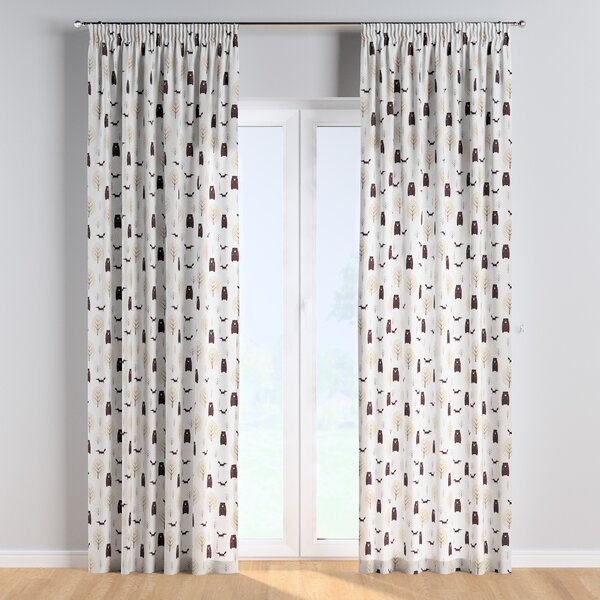 Pencil pleat curtains