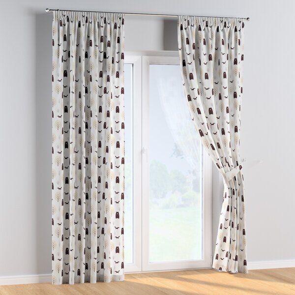 Pencil pleat curtains