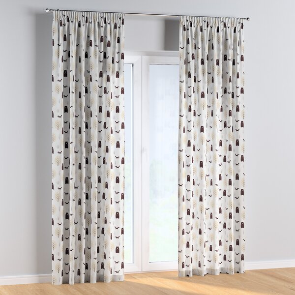 Pencil pleat curtains