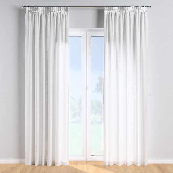 Pencil pleat curtains