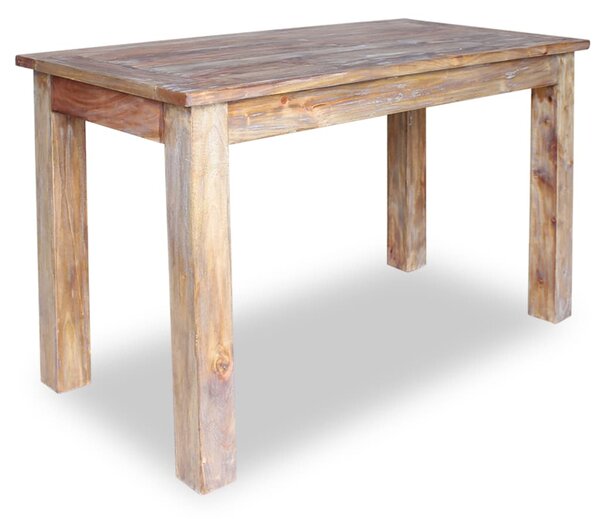 Dining Table Solid Mahogany Wood 120x60x77 cm