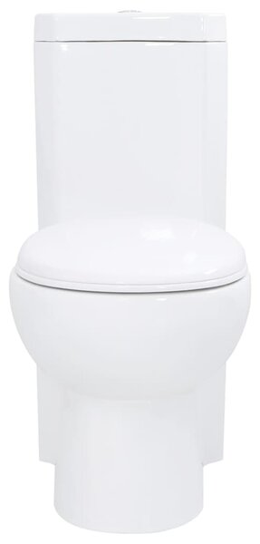 WC Ceramic Toilet Bathroom Corner Toilet White