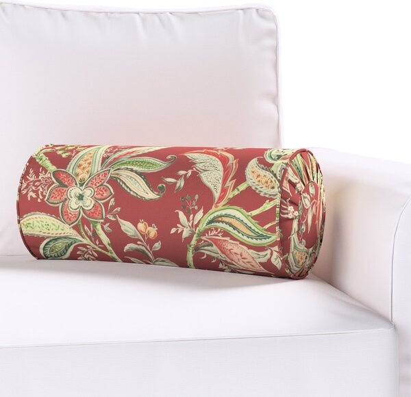 Bolster cushion with pleats