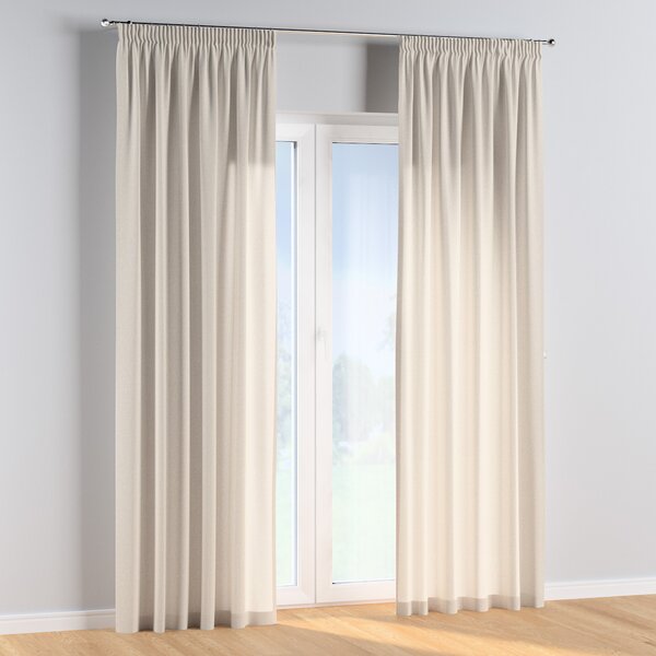 Pencil pleat curtains