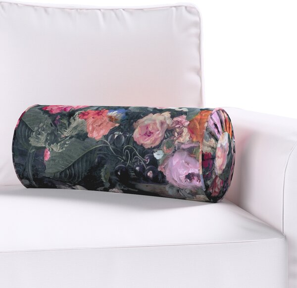 Bolster cushion with pleats