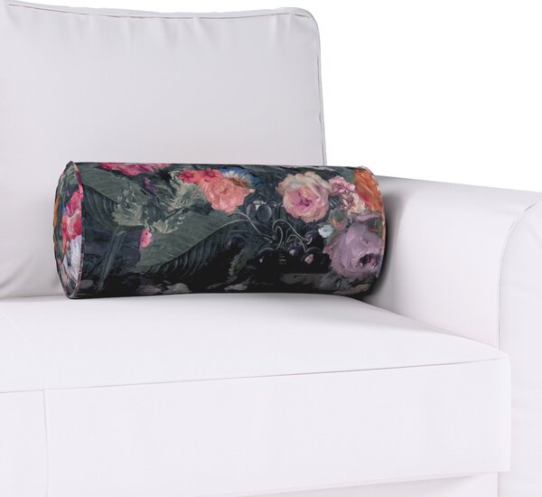 Bolster cushion with pleats