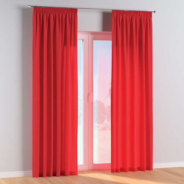 Pencil pleat curtains